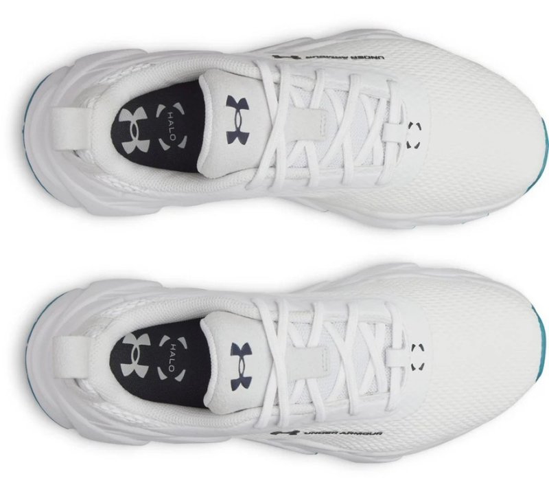 Under Armour Halo Tour Hybrid Spikeless dames golfschoenen, wit