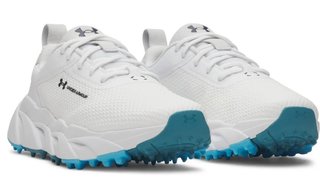 Under Armour Halo Tour Hybrid Spikeless dames golfschoenen, wit