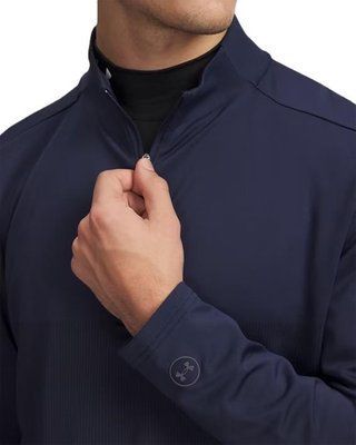 Under Armour Drive Lightweight 1/2 Zip heren sweatshirt, midnight navy/midnight navy fade heather/castlerock