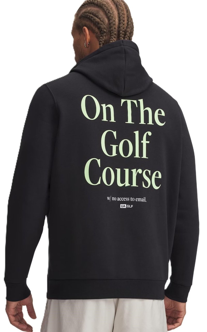 Under Armour Icon Golf Trip Hoodie heren sweater, zwart