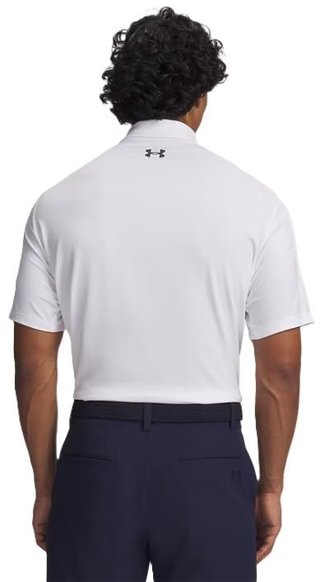 Under Armour Matchplay heren polo, wit/pitch gray