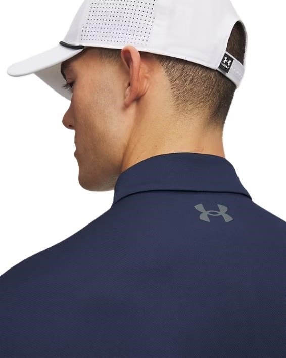 Under Armour Matchplay heren polo, academy/pitch gray