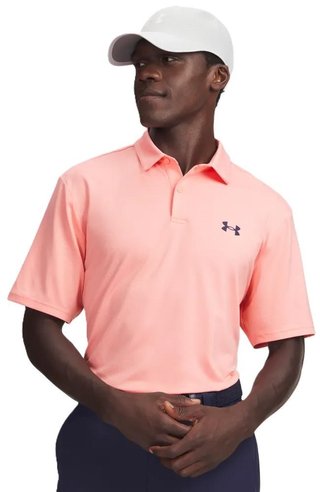 Under Armour Matchplay heren polo, roze