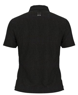 Under Armour Halo Bonded Jacquard dames polo, zwart