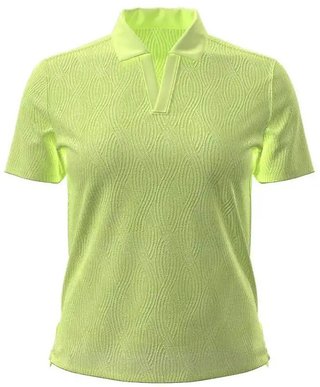 Under Armour Halo Bonded Jacquard dames polo, fade green