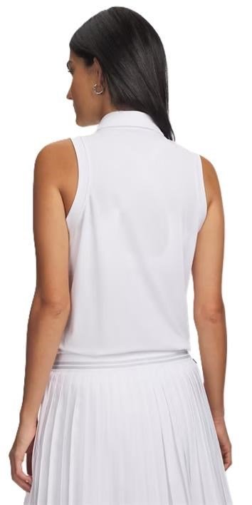 Under Armour Drive Sleeveless dames polo, wit
