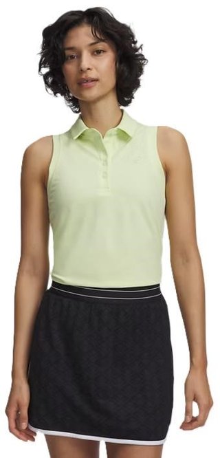 Under Armour Drive Sleeveless dames polo, fade green
