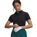 Under Armour Drive Short Sleeve dames polo, zwart