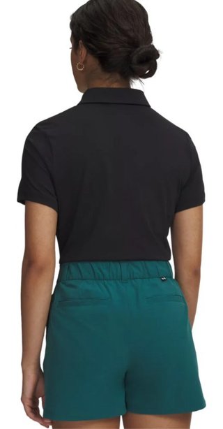 Under Armour Drive Short Sleeve dames polo, zwart
