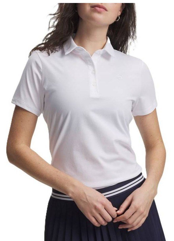 Under Armour Drive Short Sleeve dames polo, wit