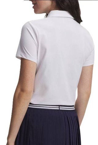 Under Armour Drive Short Sleeve dames polo, wit