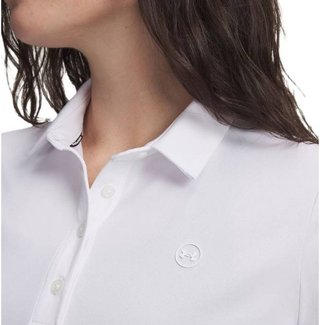 Under Armour Drive Short Sleeve dames polo, wit