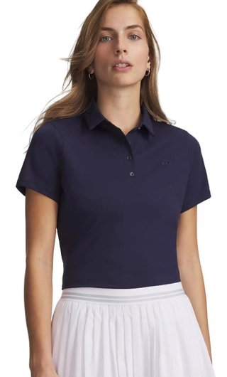 Under Armour Drive Short Sleeve dames polo, navy