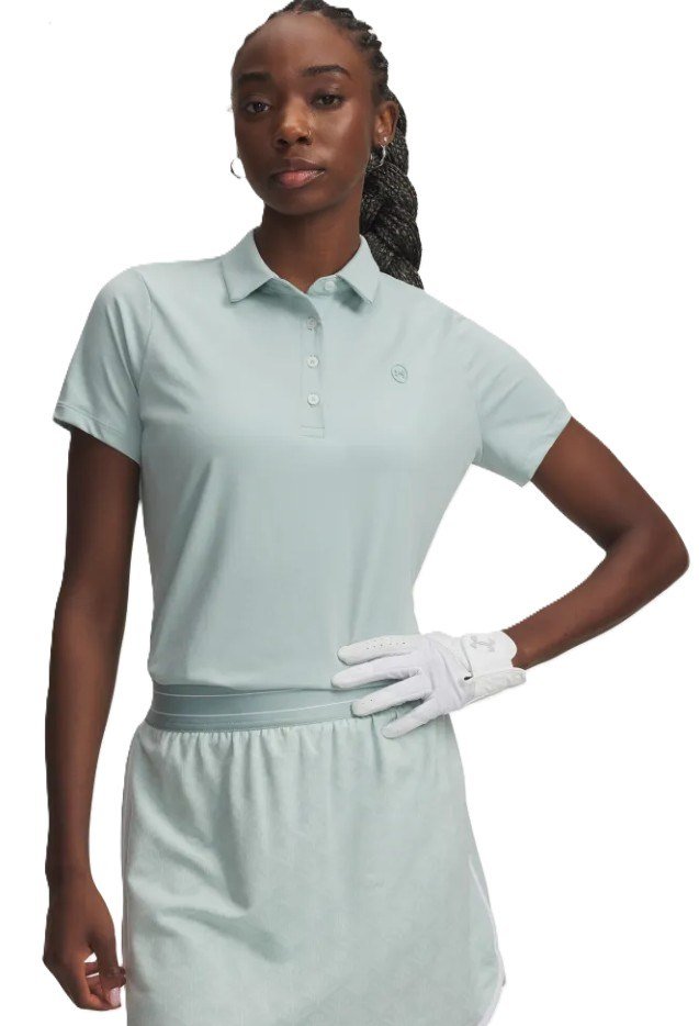 Under Armour Drive Short Sleeve dames polo, enamel blue