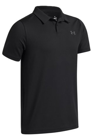 Under Armour Matchplay junior polo, zwart/castlerock