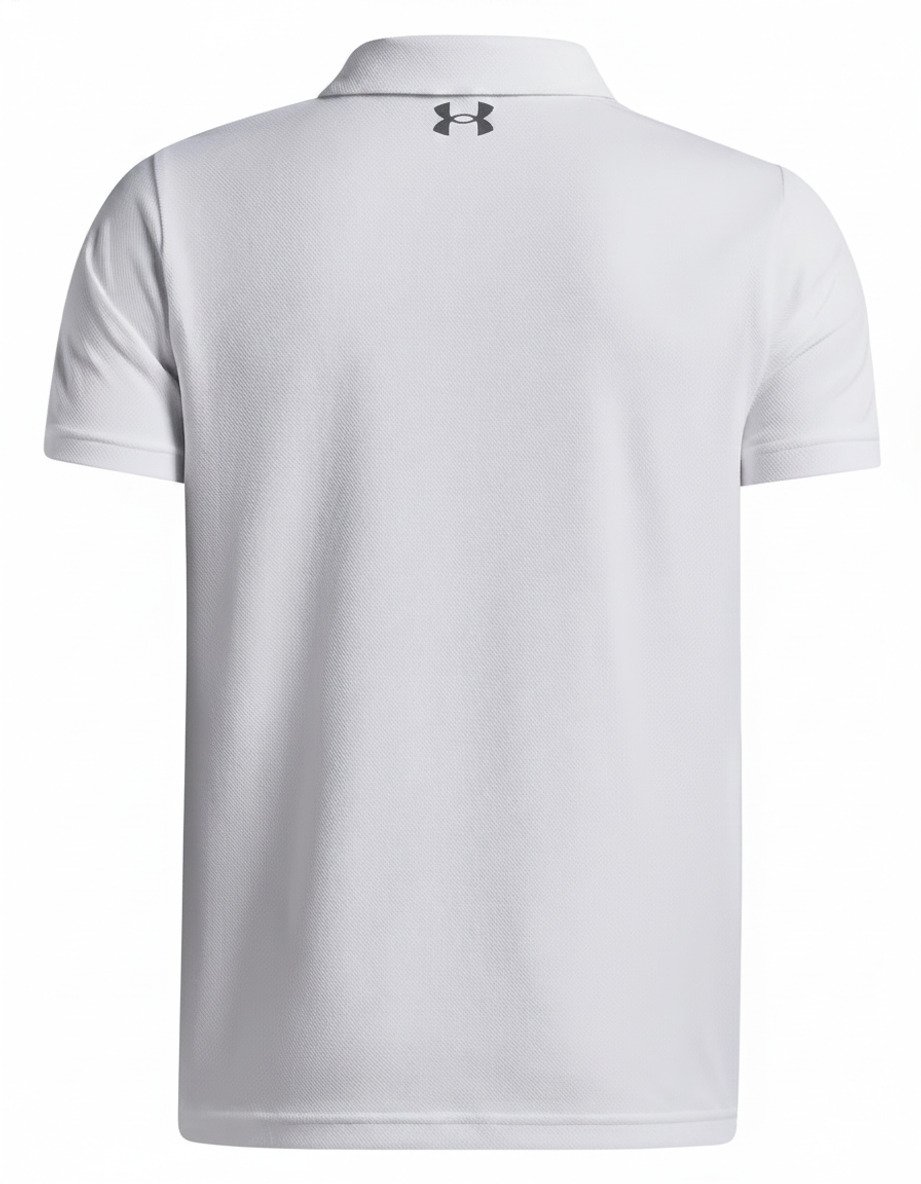 Under Armour Matchplay junior polo, wit/castlerock