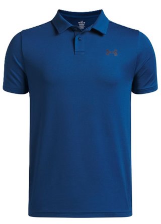 Under Armour Matchplay junior polo, varsity blue/midnight navy