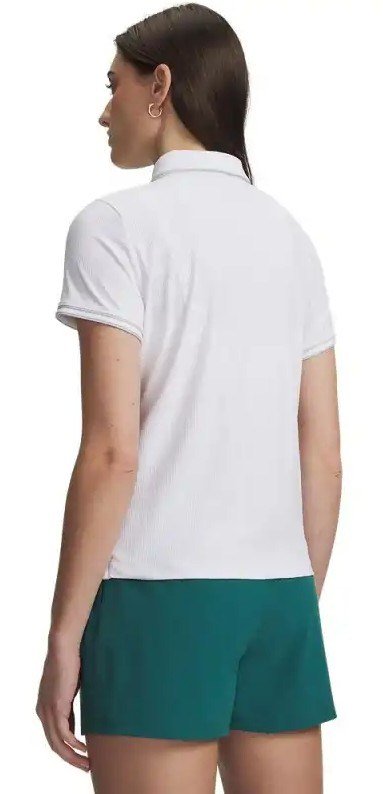 Under Armour Drive Chill dames polo, wit/halo gray