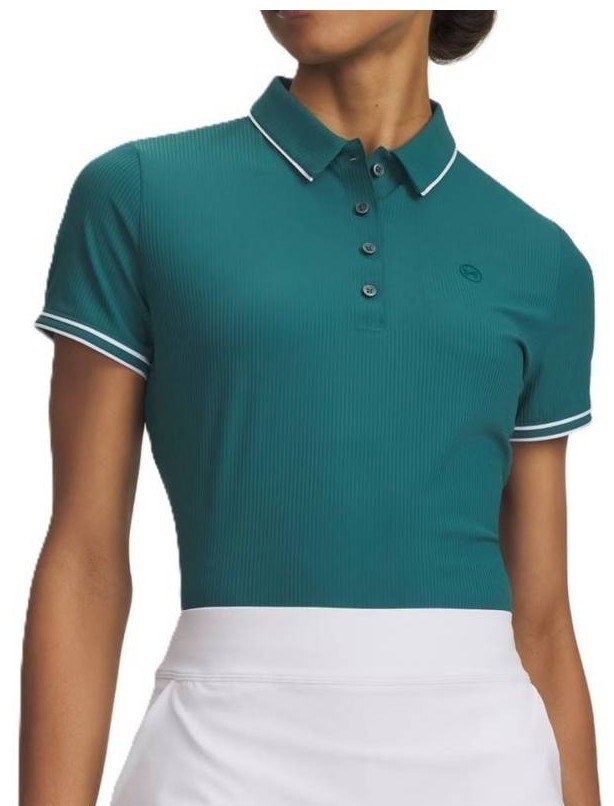 Under Armour Drive Chill dames polo, rack green/white