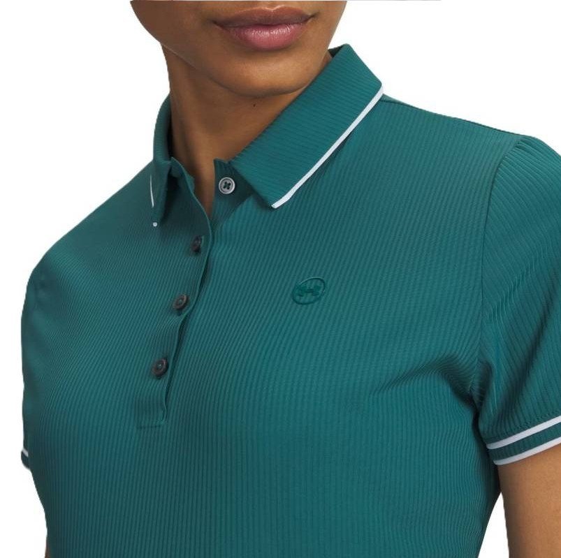 Under Armour Drive Chill dames polo, rack green/white