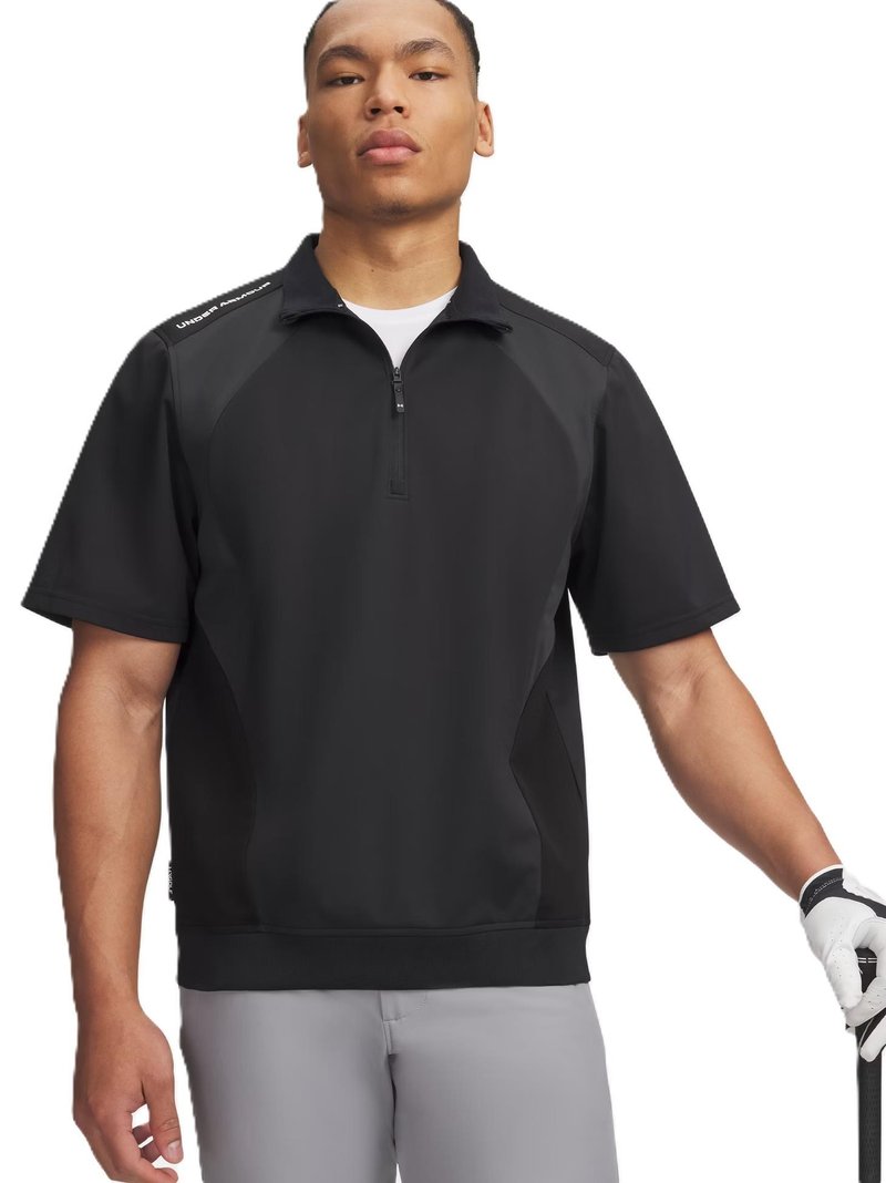 Under Armour Drive Wind SS 1/2 Zip heren jack, zwart