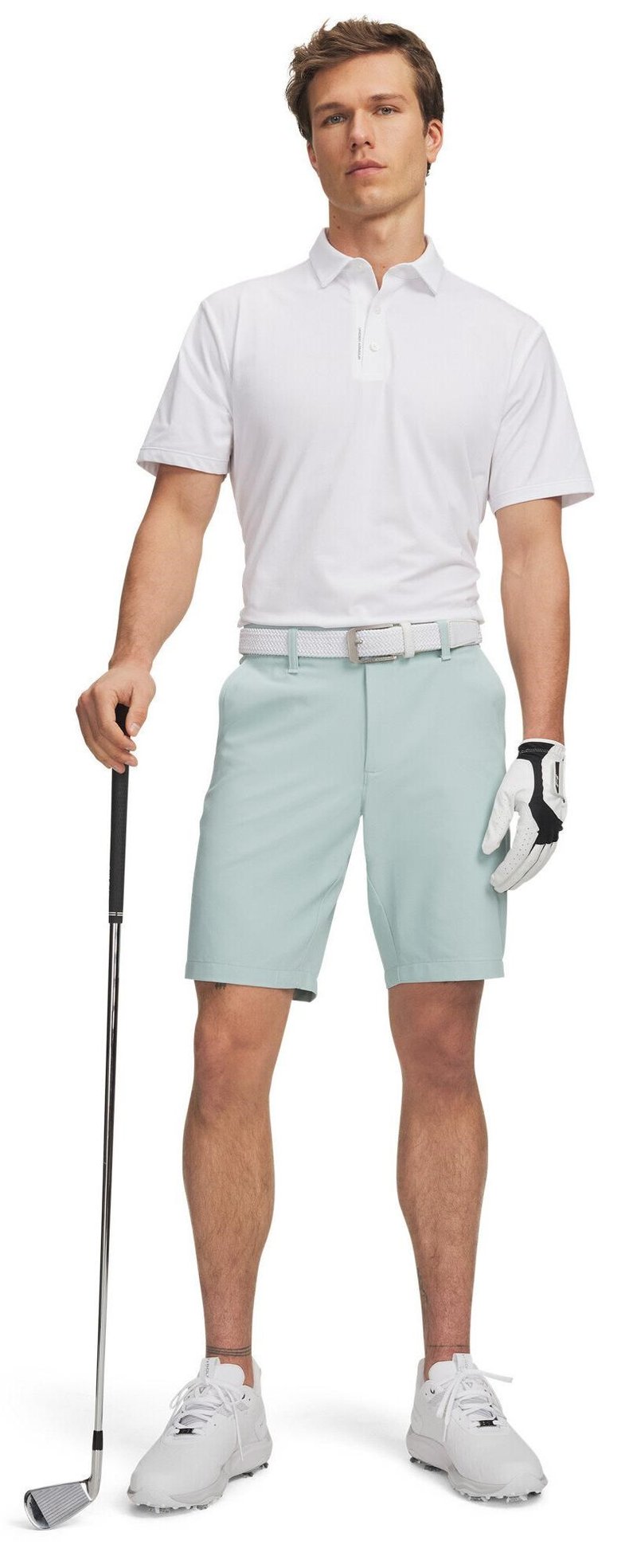 Under Armour Drive Tapered heren shorts, enamel blue/halo gray