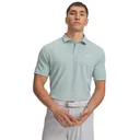 Under Armour Tee To Green Pique heren polo, enamel blue/wit