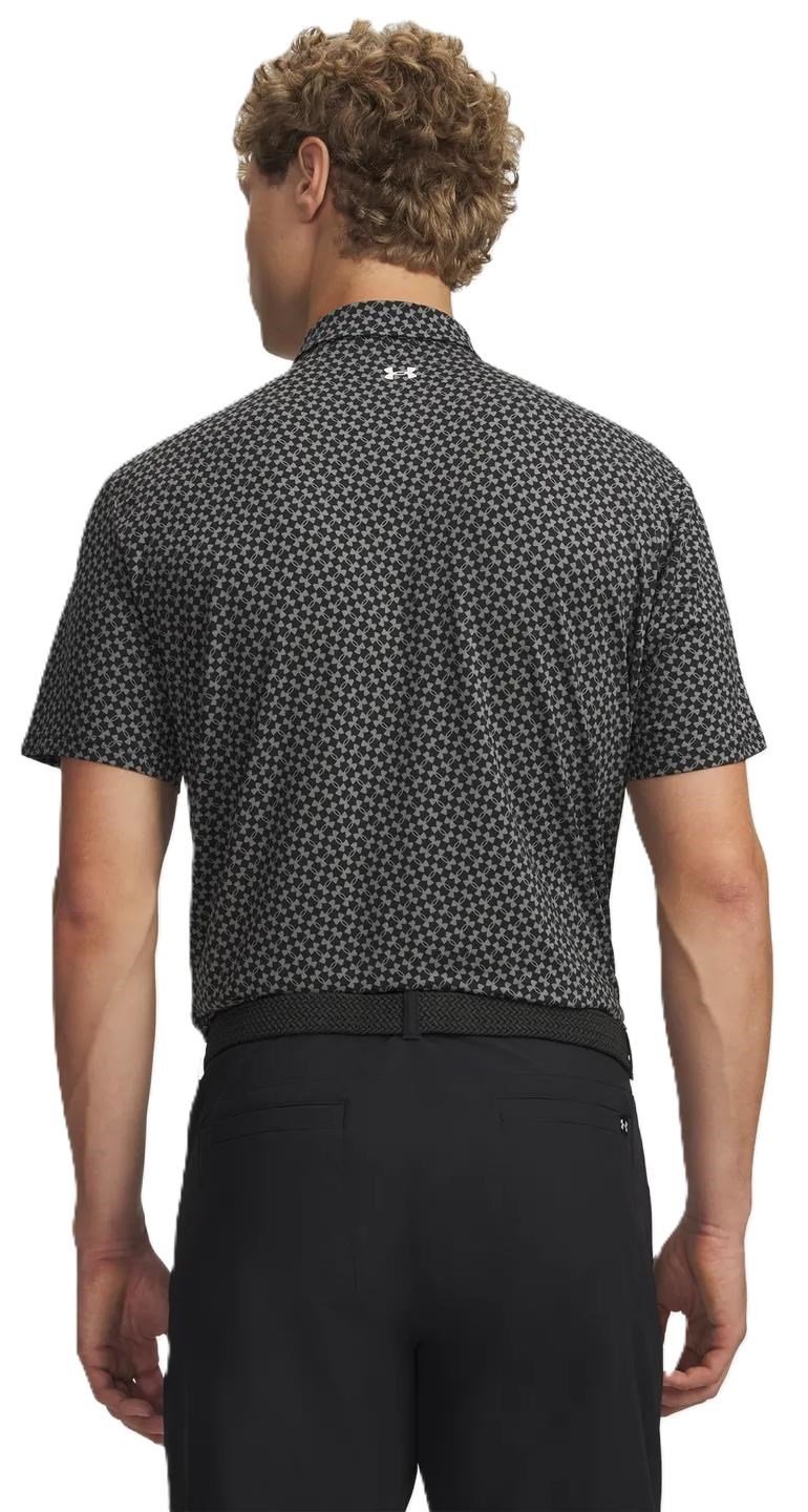 Under Armour T2G Printed heren polo, zwart
