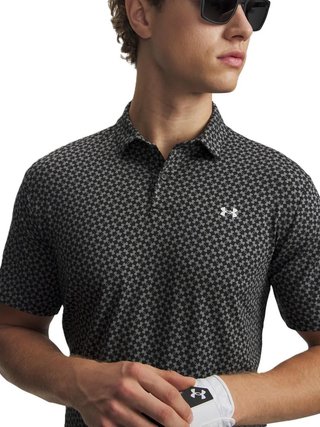 Under Armour T2G Printed heren polo, zwart