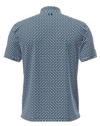 Under Armour UA T2G Printed heren polo, varsity blue/white/midnight navy