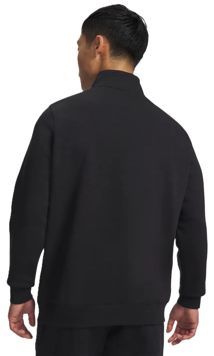 Under Armour Icon Fleece 1/4 Zip heren sweater, zwart