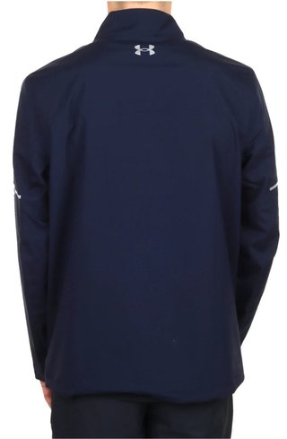 Under Armour Drive Rain heren jack, midnight navy/metallic silver