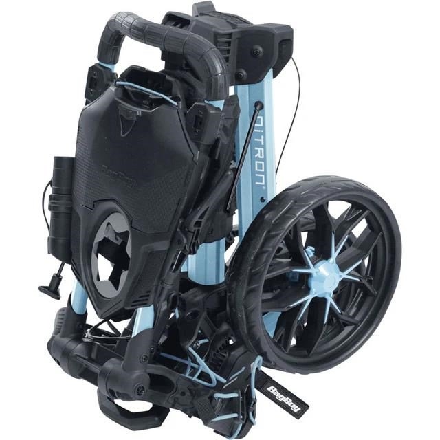Bag Boy Nitron Auto-Open handtrolley, ijsblauw/wit