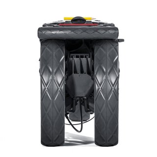 Bag Boy Slimfold Compact handtrolley, blauw/wit