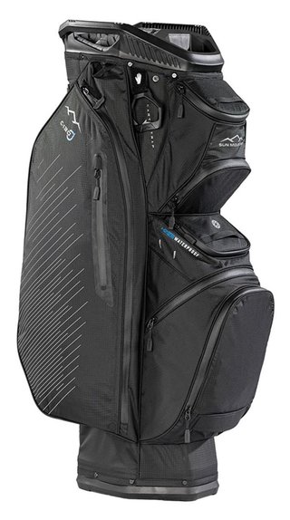 Sun Mountain H2NO C130 cart bag, zwart