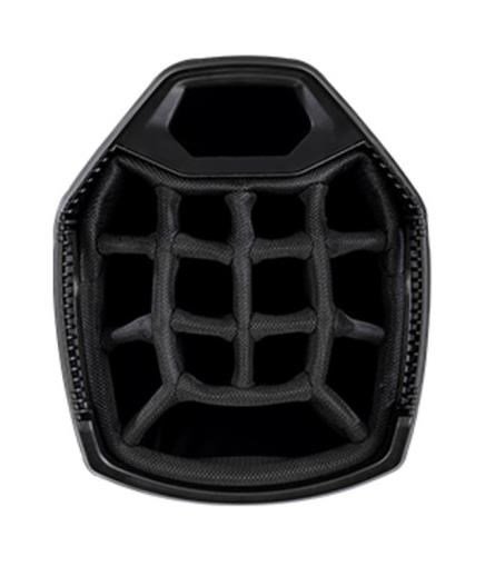 Sun Mountain Forerunner cart bag, zwart/nikkel/rood