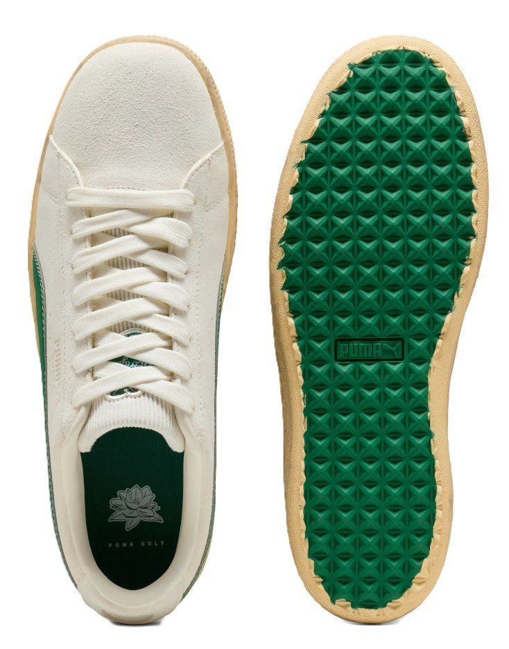 Puma Golf Puma Suede 30904 heren golfschoenen, beige