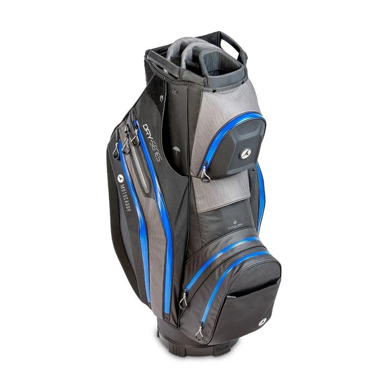 Motocaddy NEW Dry-Series cart bag 2026, zwart/blauw