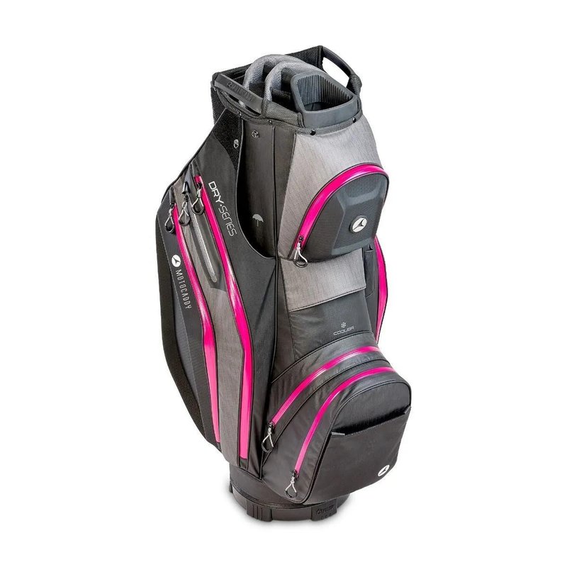 Motocaddy NEW Dry-Series cart bag 2026, zwart/fuchsia