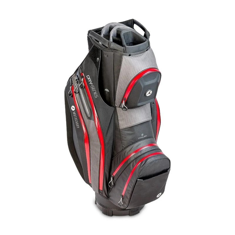 Motocaddy NEW Dry-Series cart bag 2026, zwart/rood