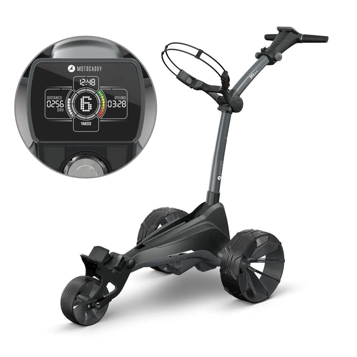 Motocaddy NEW M1 DHC elektrische trolley, ULTRA Lithium