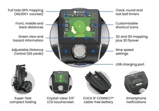 Motocaddy NEW M5 GPS elektrische trolley 2026, Standard Lithium