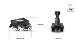 Motocaddy NEW M5 GPS DHC elektrische trolley, Ultra Lithium
