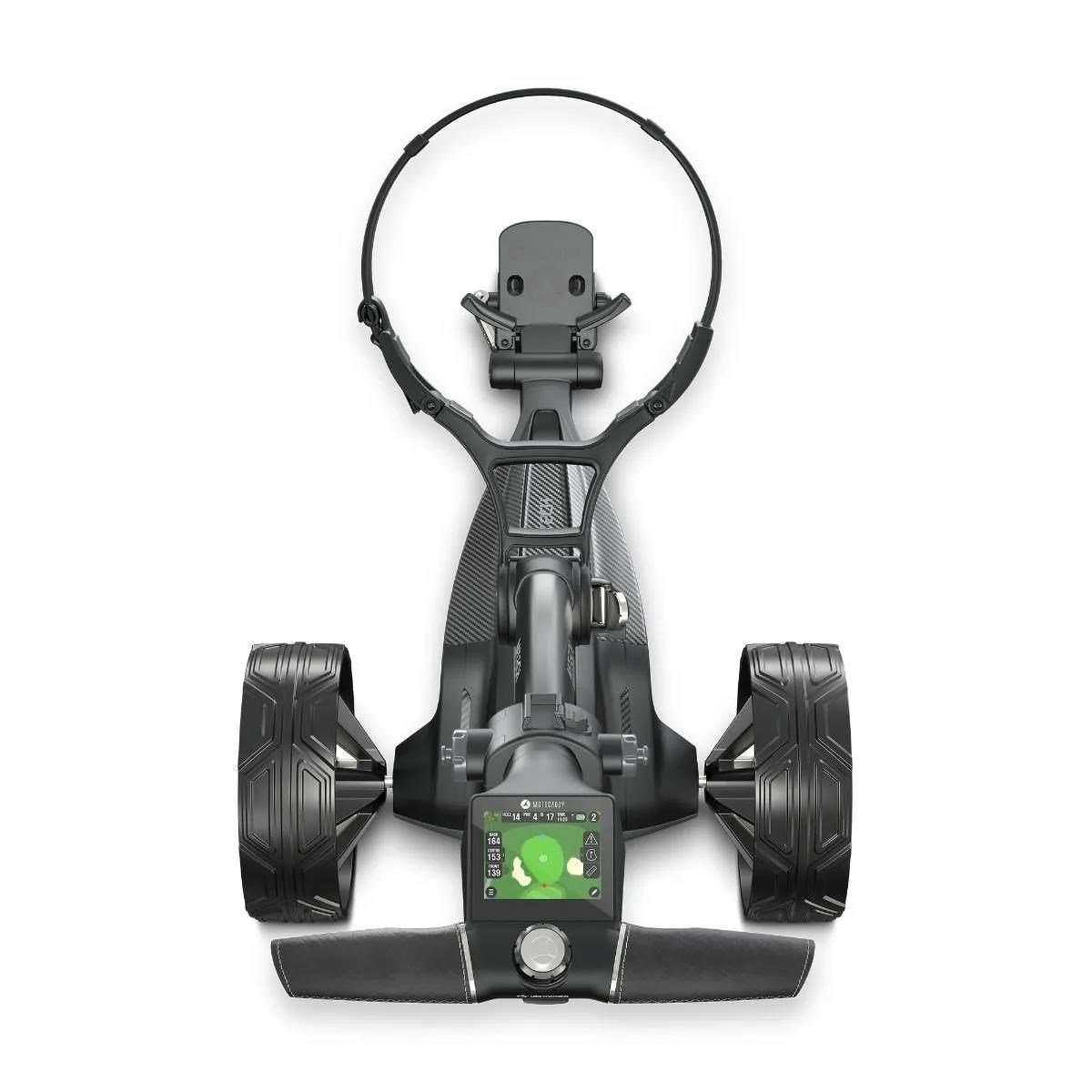 Motocaddy NEW M-TECH GPS elektrische trolley 2026, Ultra Lithium 36+, grafiet