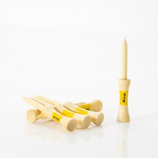 PrideSports Pride Sports PTS Bamboo Step Tee 69 mm (2 3/4"), 50 tees, geel