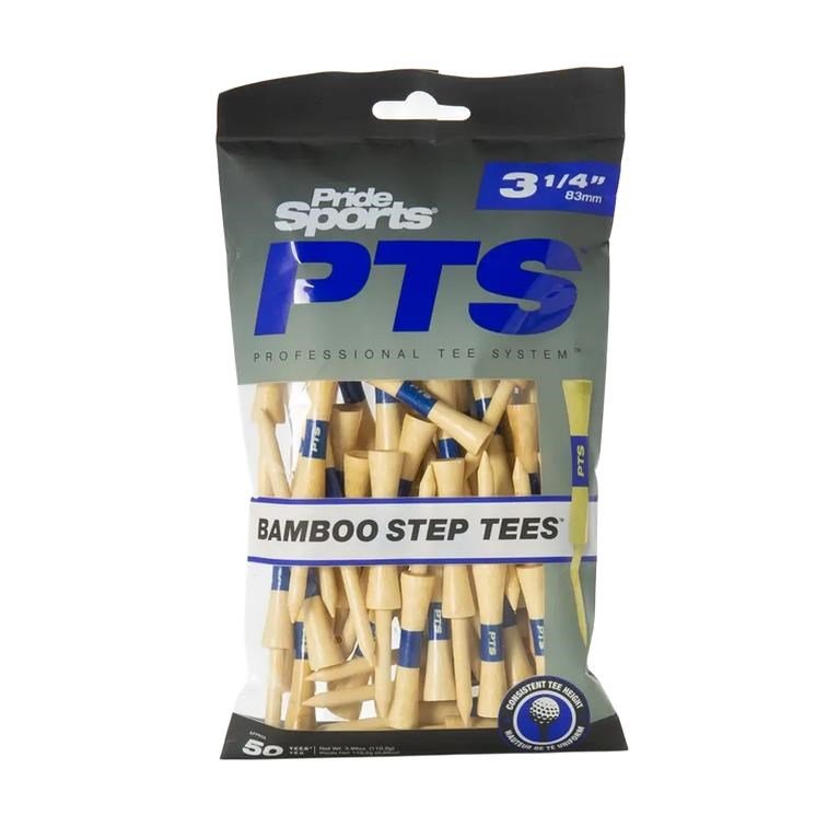 PrideSports Pride Sports PTS Bamboo Step Tee 83mm / 3 1/4" (50 tees) tee, blauw
