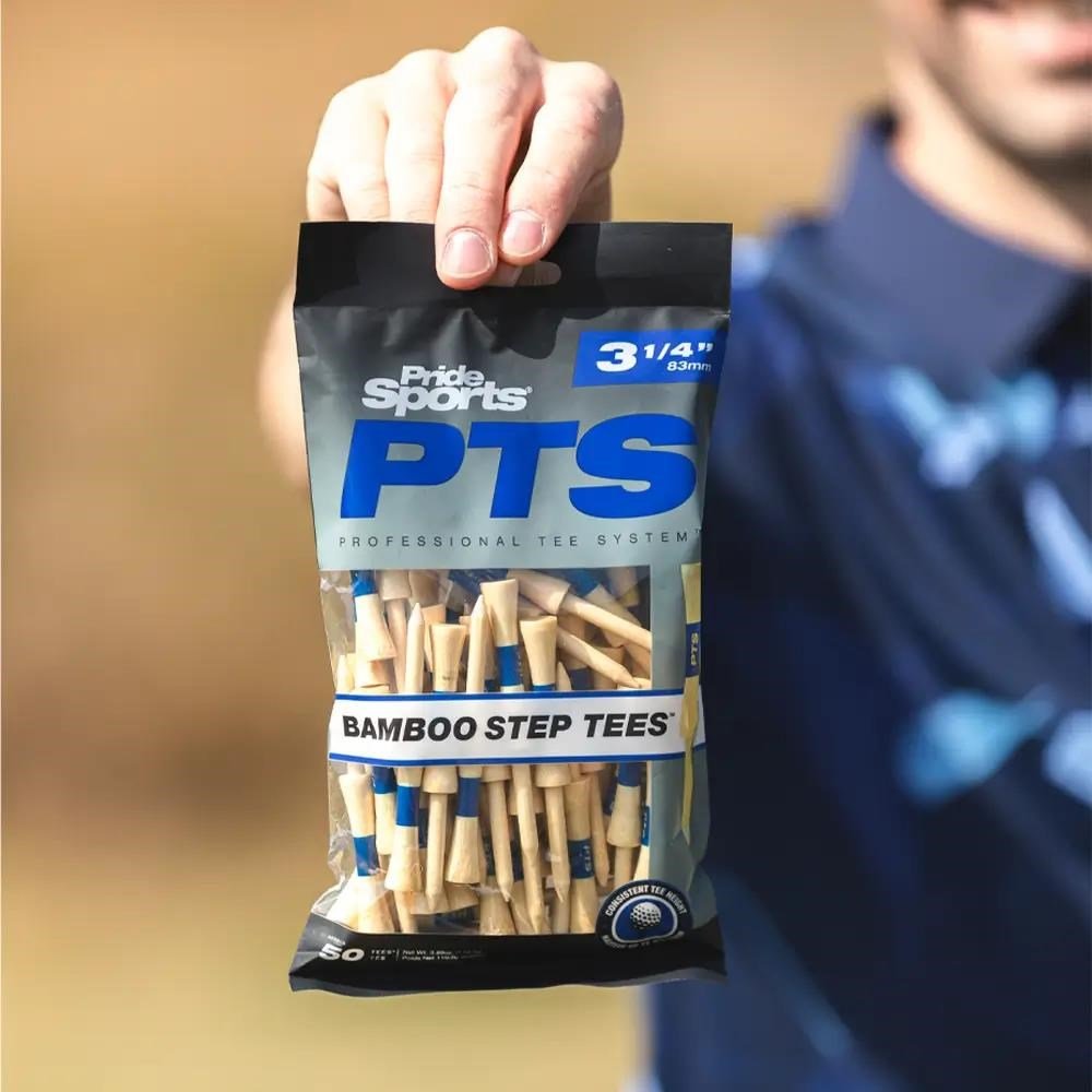 PrideSports Pride Sports PTS Bamboo Step Tee 83mm / 3 1/4" (50 tees) tee, blauw