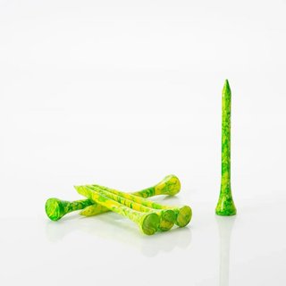 PrideSports Pride Sports Special Edition Paint Splatter Tees (45 tees) 69 mm golftees, groen/geel