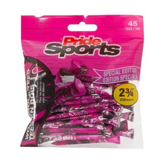 PrideSports Pride Sports Special Edition Paint Splatter Tees (45 tees) 69 mm golftees, neon roze/zwart