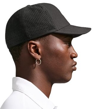 Nike Rise unisex golfpet, zwart